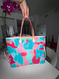 PINK & BLUE TOTE BAG