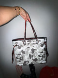 GREY & BLACK TOTE BAG